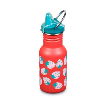 Детская бутылка Kid Classic Narrow Sippy, Coral Strawberries, 355 мл