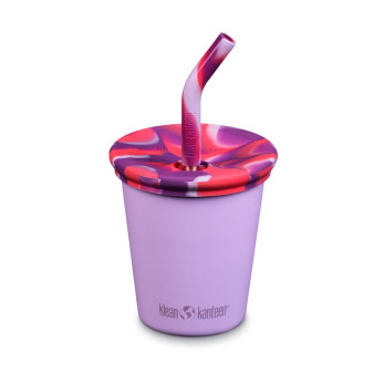 Детский стакан с трубочкой Kid Cup Straw Lid Crocus Petal, 296 мл 