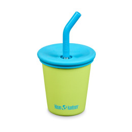 Детский стакан одностенный с трубочкой Kid Cup Straw Lid Juicy Pear, 296 мл