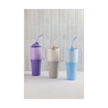 Термостакан Klean Kanteen Rise Tumbler Straw Lid Orchid Bloom, 1065 мл