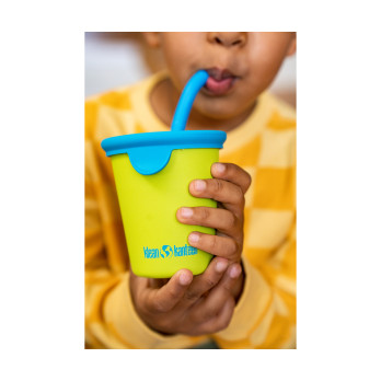 Детский стакан с трубочкой Klean Kanteen Kid Cup Straw Lid Juicy Pear, 296 мл