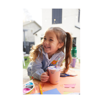 Детский стакан с трубочкой Klean Kanteen Kid Cup Straw Lid Super Sonic, 296 мл