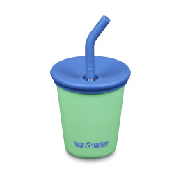Детский стакан с трубочкой Klean Kanteen Kid Cup Straw Lid Spring Bud, 296 мл
