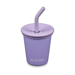 Детский стакан с трубочкой Klean Kanteen Kid Cup Straw Lid Paisley Purple, 296 мл