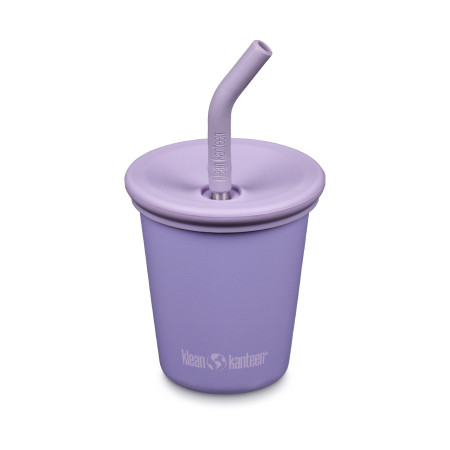 Детский стакан с трубочкой Klean Kanteen Kid Cup Straw Lid Paisley Purple, 296 мл