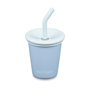 Детский стакан с трубочкой Klean Kanteen Kid Cup Straw Lid Clear Sky, 296 мл