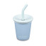 Детский стакан с трубочкой Klean Kanteen Kid Cup Straw Lid Clear Sky, 296 мл